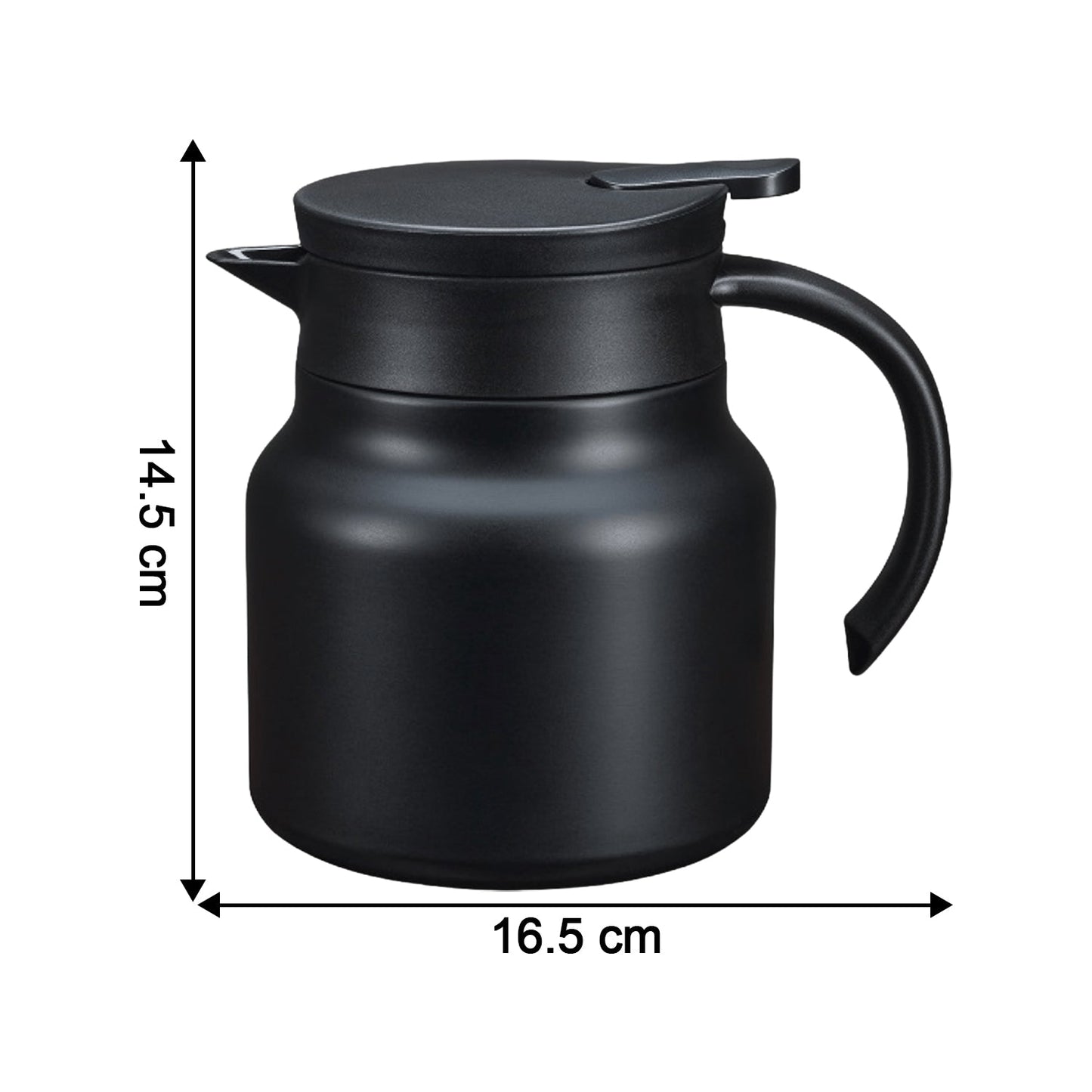 800 ML Insulated Thermos Flask with Handle and Strap